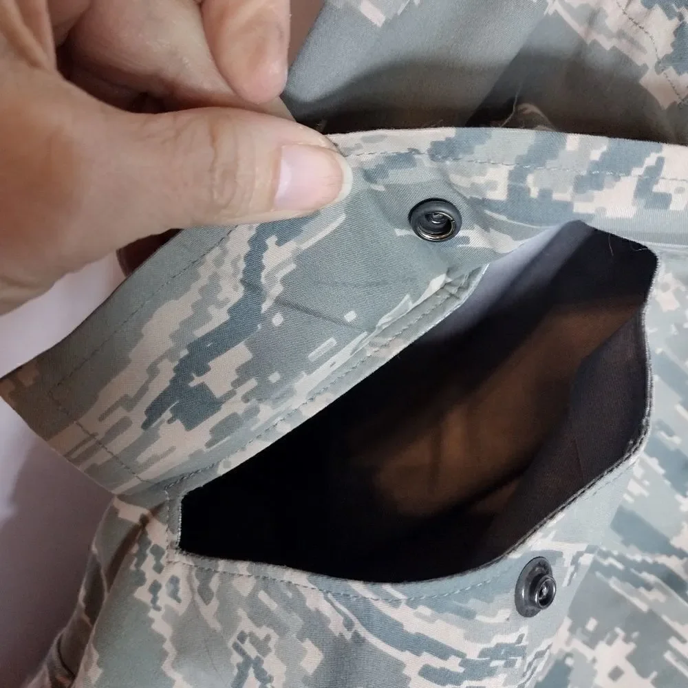 Authentic military camo rain pants